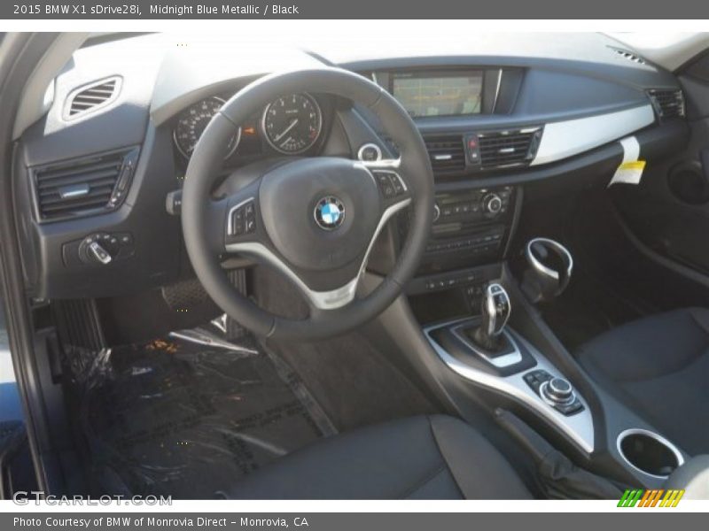 Midnight Blue Metallic / Black 2015 BMW X1 sDrive28i