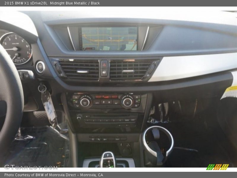 Midnight Blue Metallic / Black 2015 BMW X1 sDrive28i