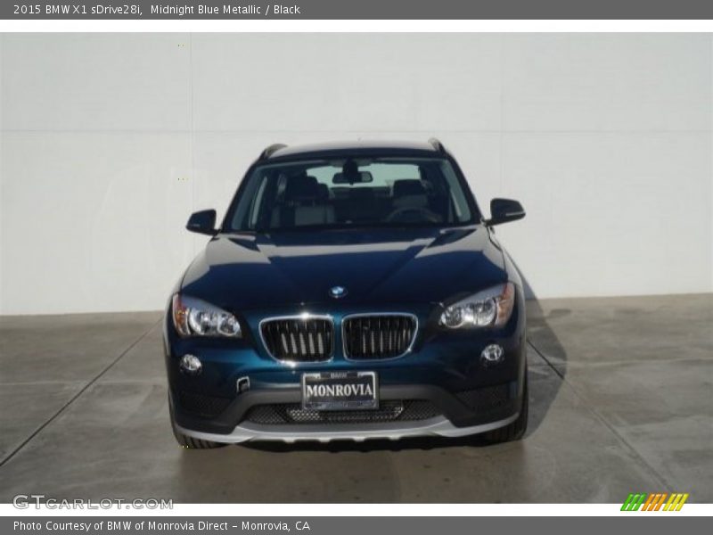 Midnight Blue Metallic / Black 2015 BMW X1 sDrive28i