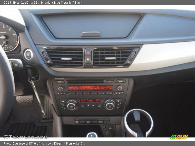 Midnight Blue Metallic / Black 2015 BMW X1 sDrive28i