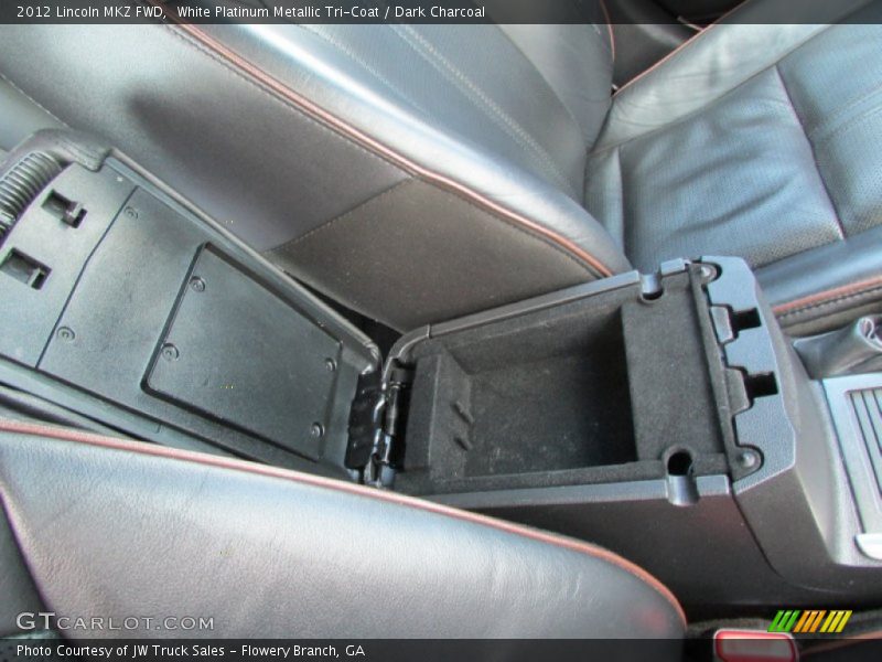 White Platinum Metallic Tri-Coat / Dark Charcoal 2012 Lincoln MKZ FWD