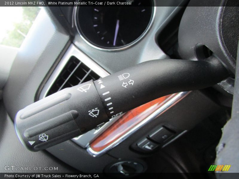 White Platinum Metallic Tri-Coat / Dark Charcoal 2012 Lincoln MKZ FWD