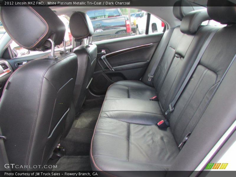 White Platinum Metallic Tri-Coat / Dark Charcoal 2012 Lincoln MKZ FWD