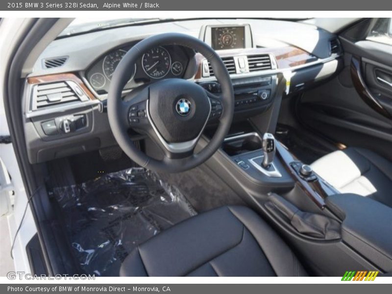 Alpine White / Black 2015 BMW 3 Series 328i Sedan