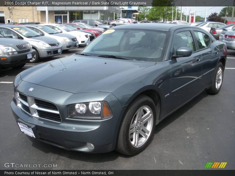 Magnesium Pearlcoat / Dark Slate Gray/Light Graystone 2006 Dodge Charger R/T