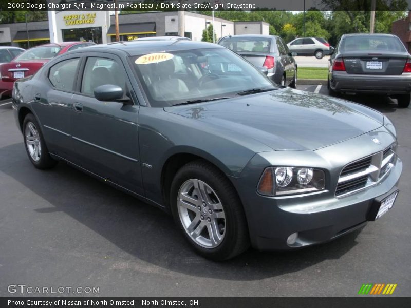 Magnesium Pearlcoat / Dark Slate Gray/Light Graystone 2006 Dodge Charger R/T