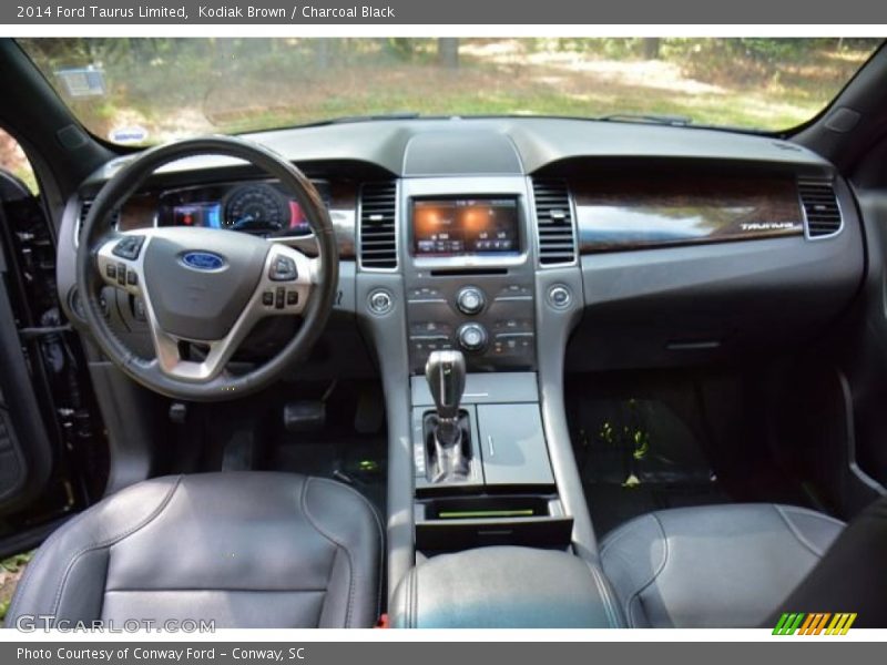 Kodiak Brown / Charcoal Black 2014 Ford Taurus Limited