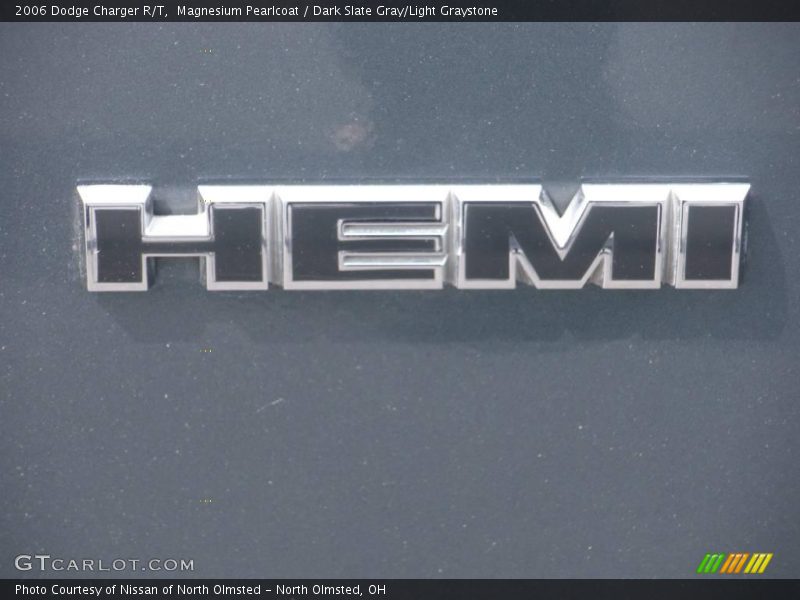 Magnesium Pearlcoat / Dark Slate Gray/Light Graystone 2006 Dodge Charger R/T