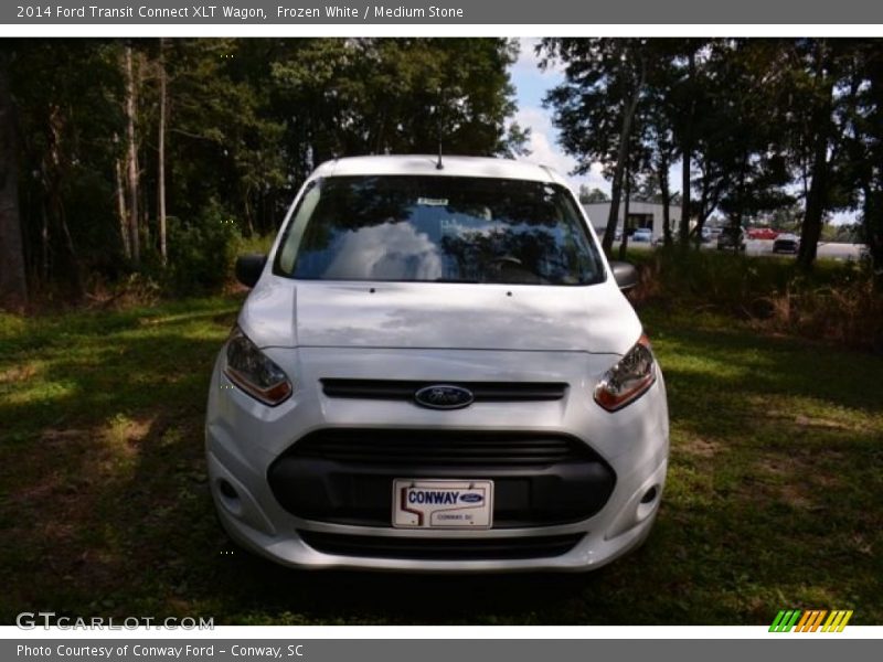 Frozen White / Medium Stone 2014 Ford Transit Connect XLT Wagon