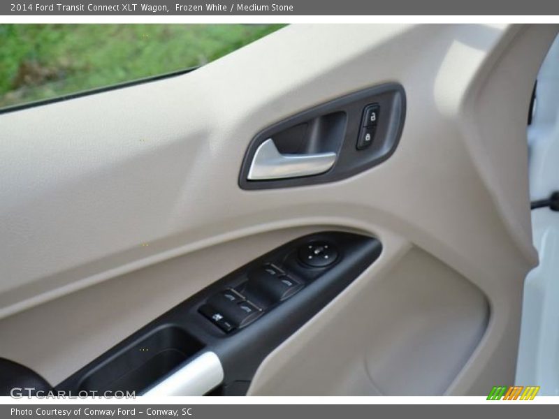 Frozen White / Medium Stone 2014 Ford Transit Connect XLT Wagon