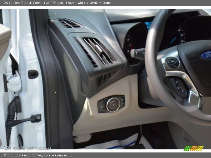 Frozen White / Medium Stone 2014 Ford Transit Connect XLT Wagon