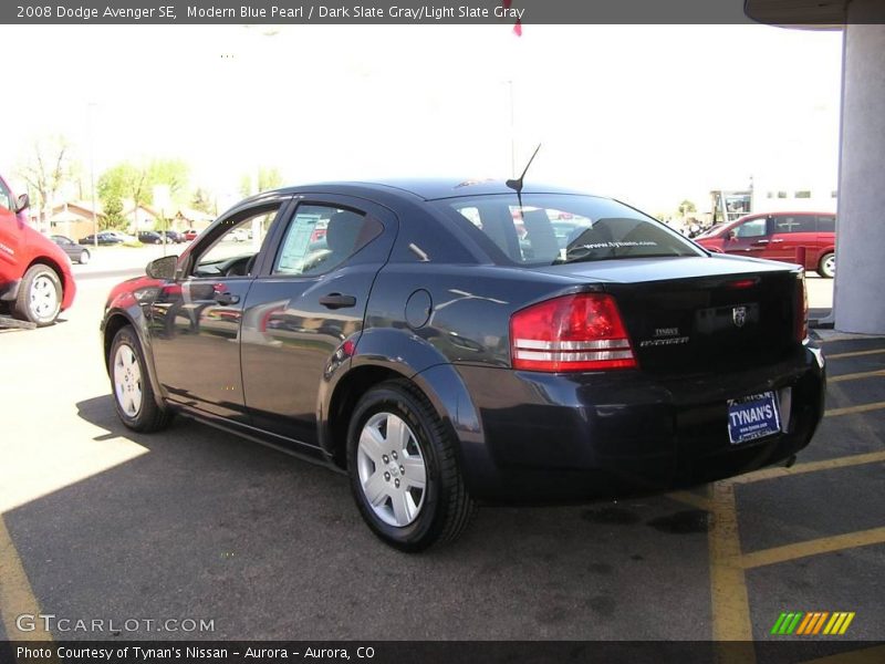 Modern Blue Pearl / Dark Slate Gray/Light Slate Gray 2008 Dodge Avenger SE
