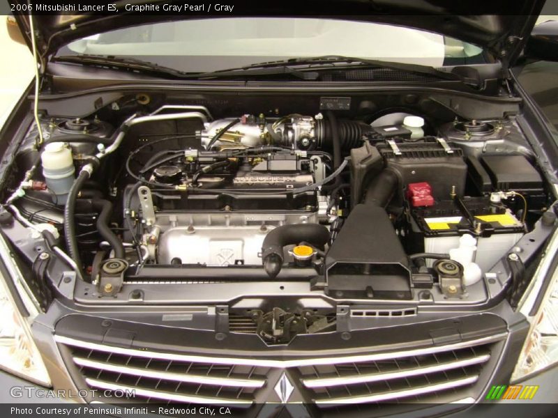 Graphite Gray Pearl / Gray 2006 Mitsubishi Lancer ES