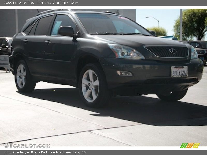 Flint Gray Mica / Light Gray 2005 Lexus RX 330