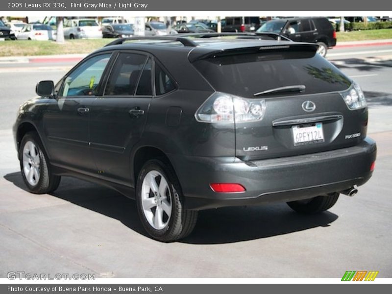 Flint Gray Mica / Light Gray 2005 Lexus RX 330