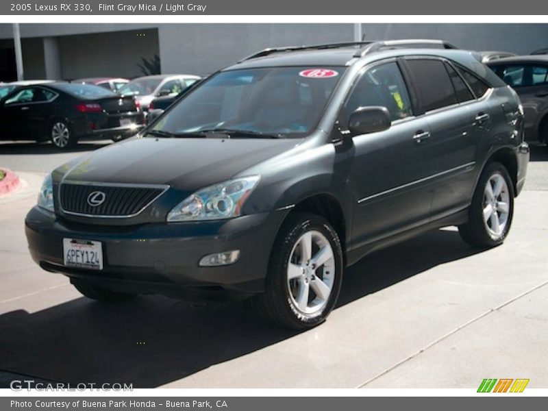 Flint Gray Mica / Light Gray 2005 Lexus RX 330
