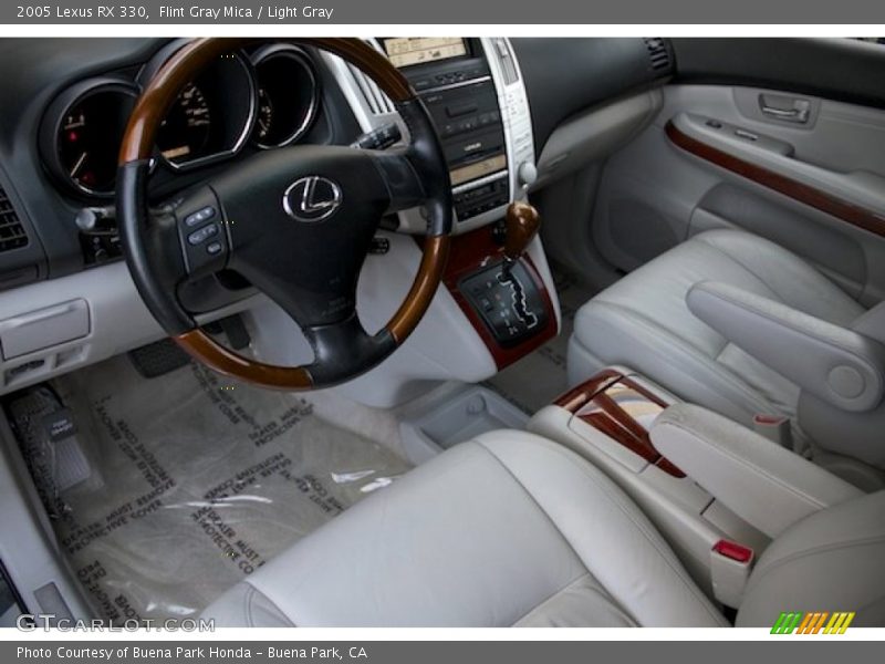 Flint Gray Mica / Light Gray 2005 Lexus RX 330