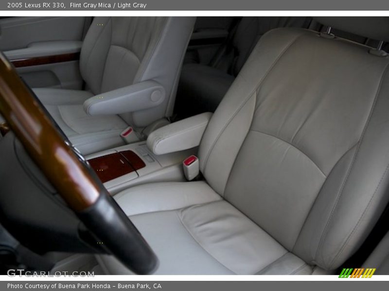 Flint Gray Mica / Light Gray 2005 Lexus RX 330