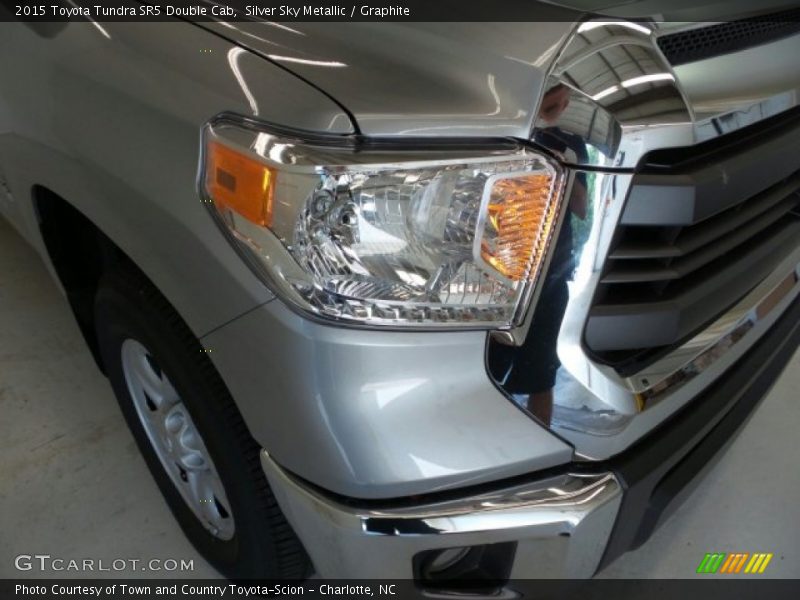Silver Sky Metallic / Graphite 2015 Toyota Tundra SR5 Double Cab