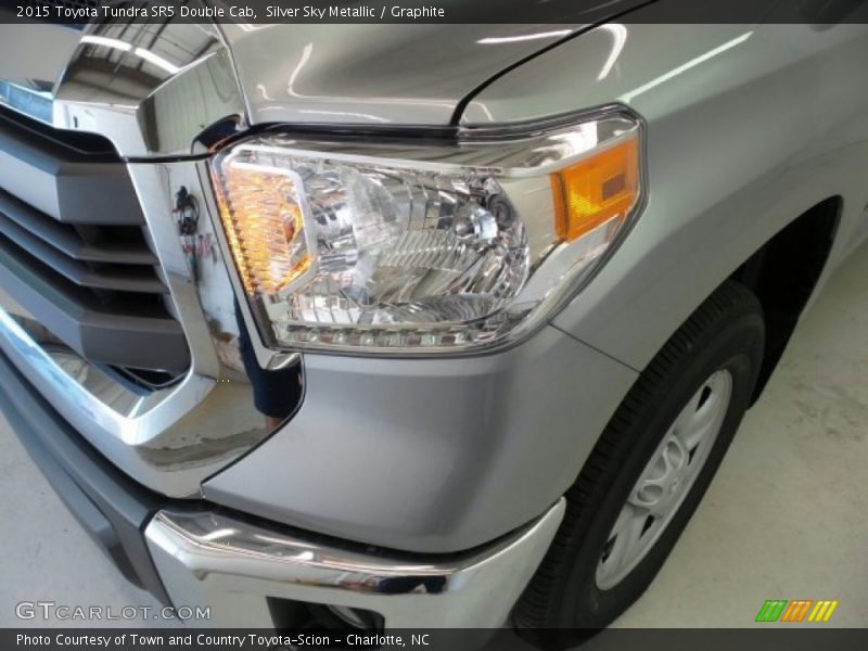 Silver Sky Metallic / Graphite 2015 Toyota Tundra SR5 Double Cab