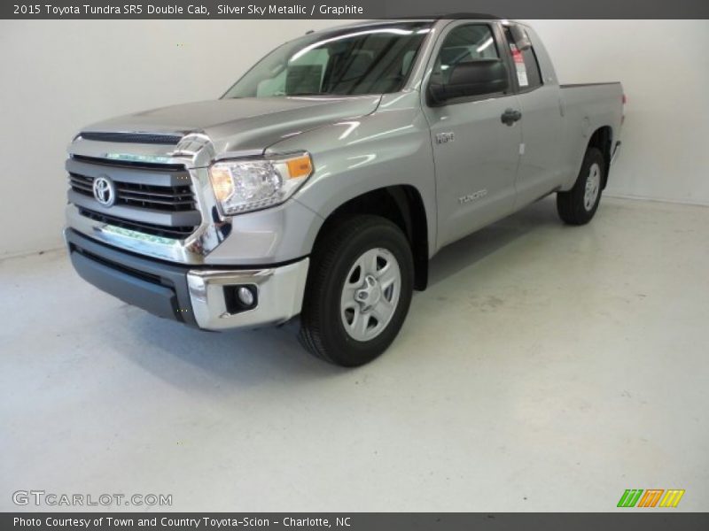 Silver Sky Metallic / Graphite 2015 Toyota Tundra SR5 Double Cab