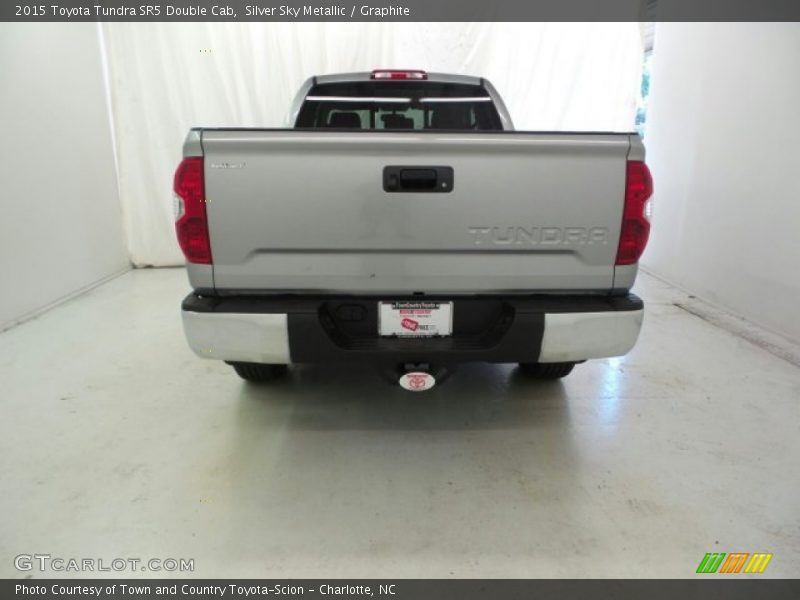 Silver Sky Metallic / Graphite 2015 Toyota Tundra SR5 Double Cab