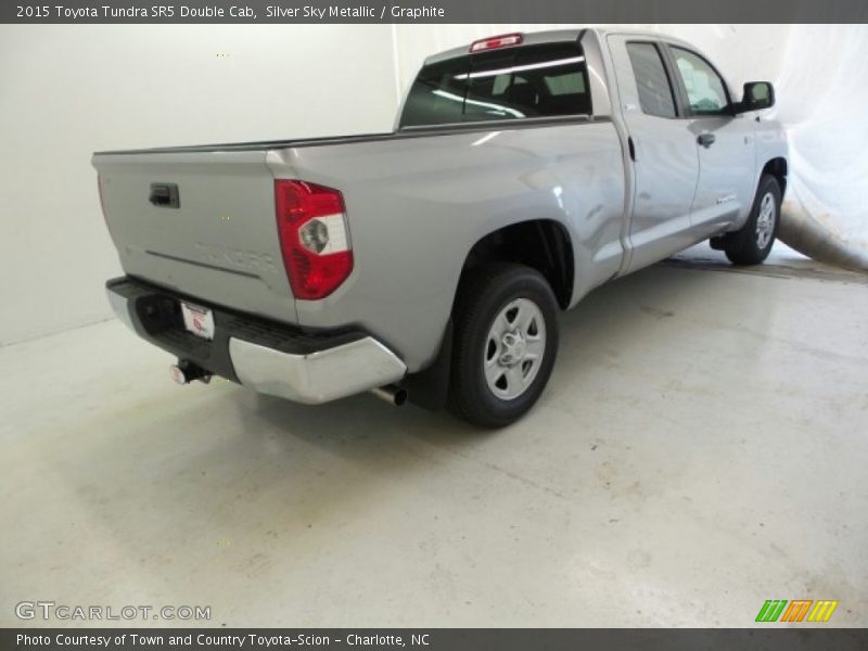 Silver Sky Metallic / Graphite 2015 Toyota Tundra SR5 Double Cab