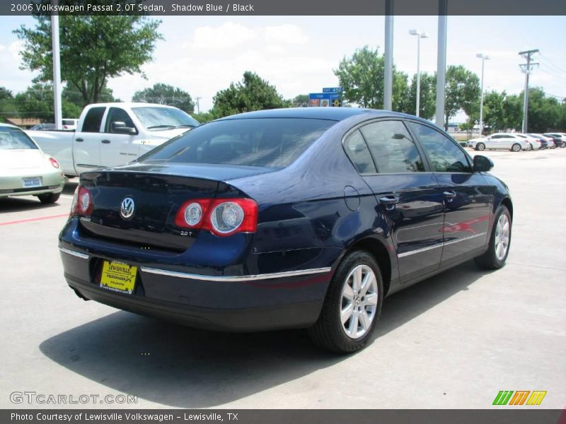 Shadow Blue / Black 2006 Volkswagen Passat 2.0T Sedan