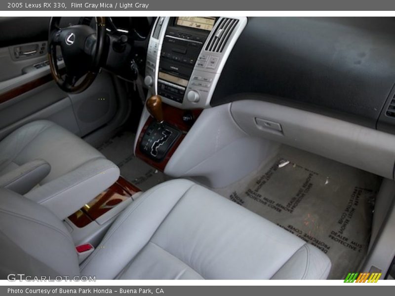 Flint Gray Mica / Light Gray 2005 Lexus RX 330