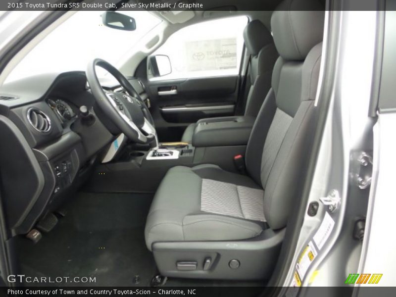 Silver Sky Metallic / Graphite 2015 Toyota Tundra SR5 Double Cab