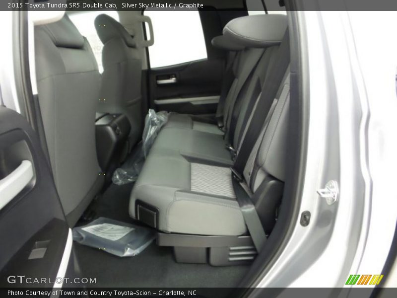 Silver Sky Metallic / Graphite 2015 Toyota Tundra SR5 Double Cab