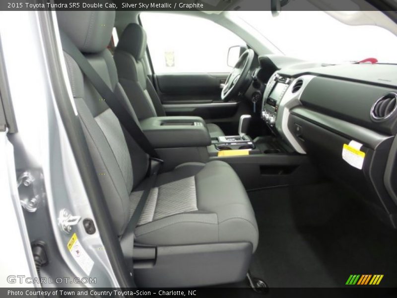 Silver Sky Metallic / Graphite 2015 Toyota Tundra SR5 Double Cab