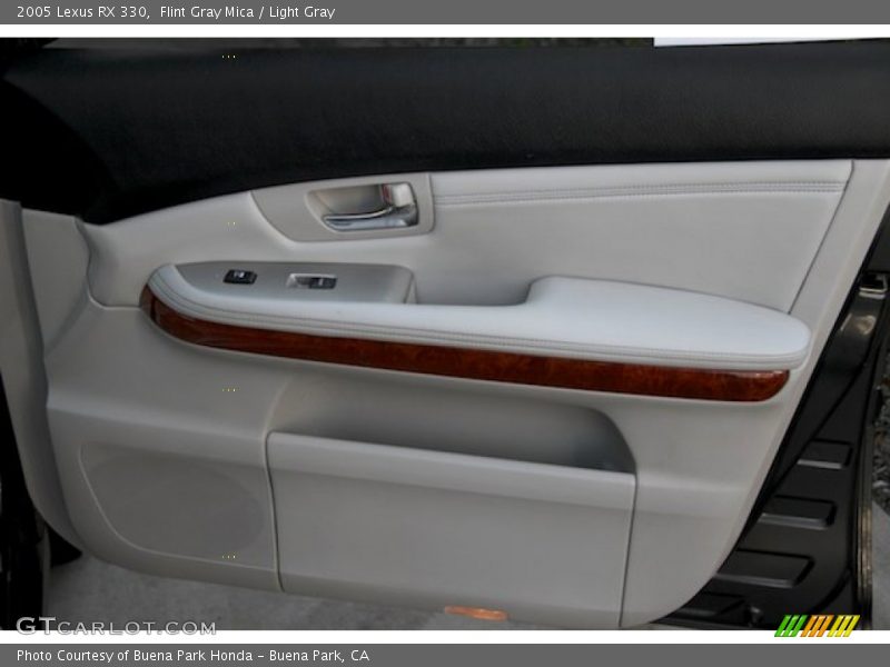 Flint Gray Mica / Light Gray 2005 Lexus RX 330