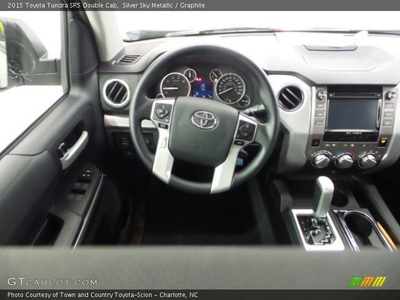 Silver Sky Metallic / Graphite 2015 Toyota Tundra SR5 Double Cab