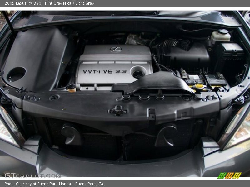 Flint Gray Mica / Light Gray 2005 Lexus RX 330