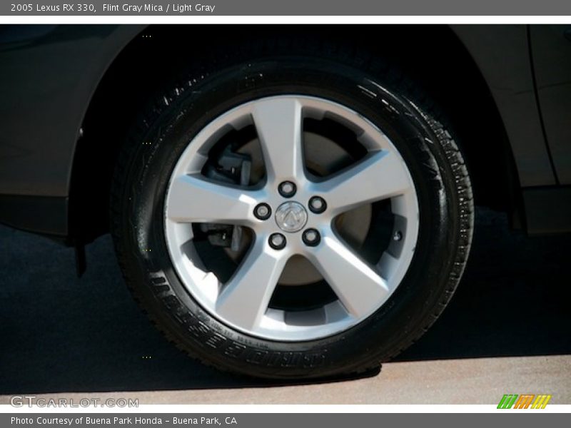 Flint Gray Mica / Light Gray 2005 Lexus RX 330