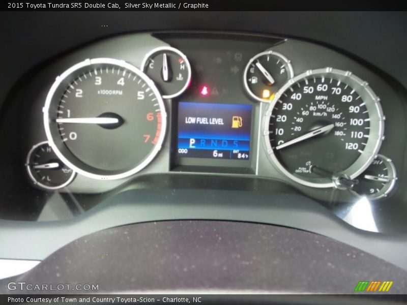 Silver Sky Metallic / Graphite 2015 Toyota Tundra SR5 Double Cab