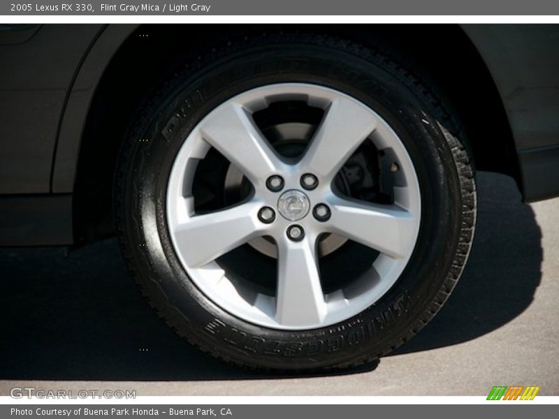 Flint Gray Mica / Light Gray 2005 Lexus RX 330