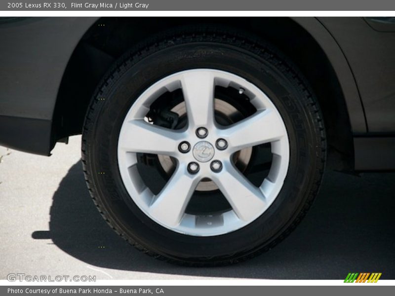 Flint Gray Mica / Light Gray 2005 Lexus RX 330