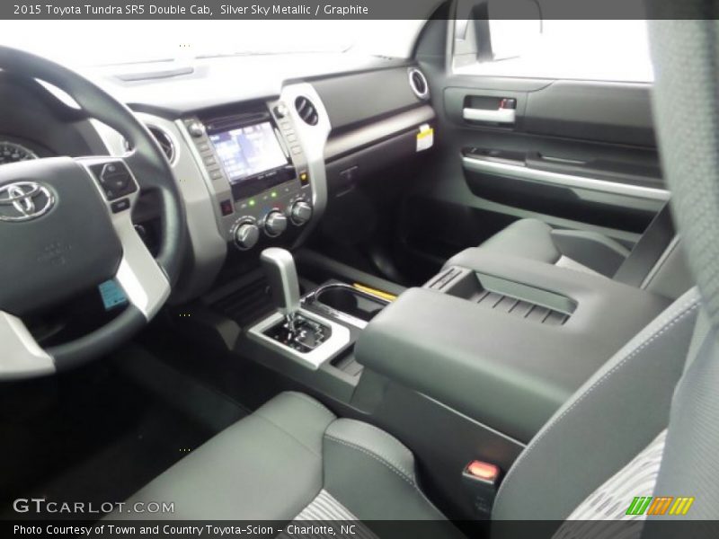 Silver Sky Metallic / Graphite 2015 Toyota Tundra SR5 Double Cab