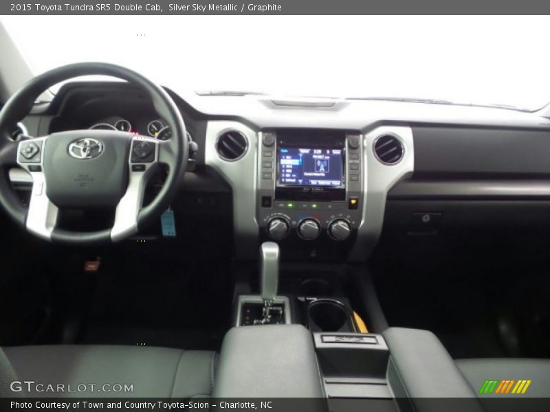 Silver Sky Metallic / Graphite 2015 Toyota Tundra SR5 Double Cab