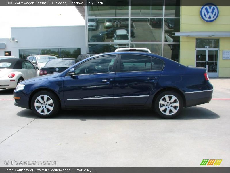 Shadow Blue / Black 2006 Volkswagen Passat 2.0T Sedan