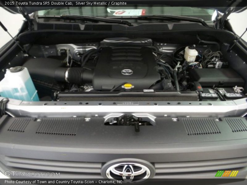 Silver Sky Metallic / Graphite 2015 Toyota Tundra SR5 Double Cab