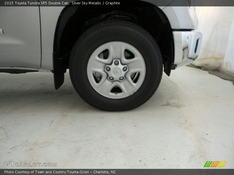 Silver Sky Metallic / Graphite 2015 Toyota Tundra SR5 Double Cab