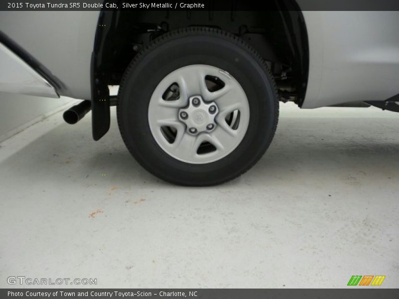 Silver Sky Metallic / Graphite 2015 Toyota Tundra SR5 Double Cab
