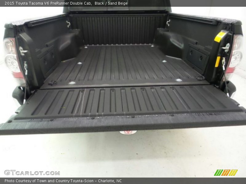 Black / Sand Beige 2015 Toyota Tacoma V6 PreRunner Double Cab
