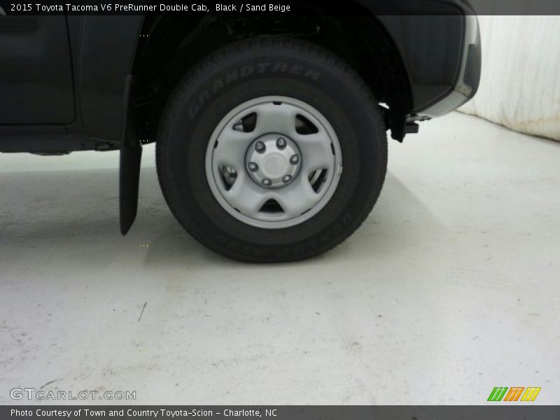 Black / Sand Beige 2015 Toyota Tacoma V6 PreRunner Double Cab
