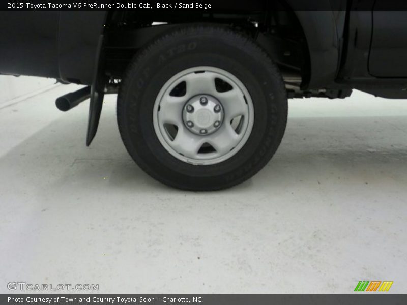 Black / Sand Beige 2015 Toyota Tacoma V6 PreRunner Double Cab