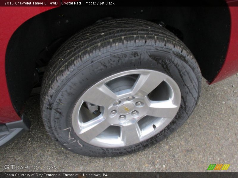 Crystal Red Tintcoat / Jet Black 2015 Chevrolet Tahoe LT 4WD