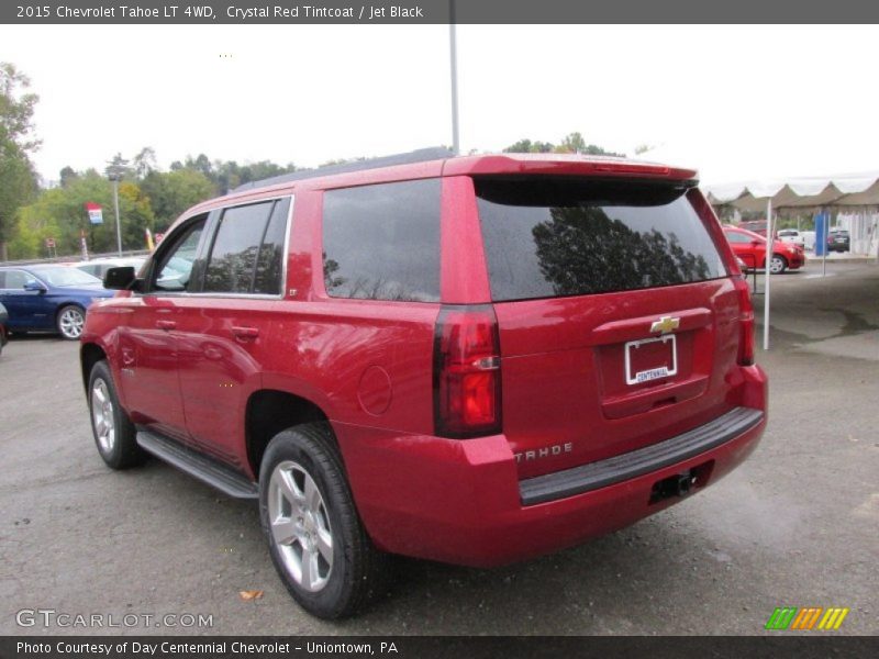 Crystal Red Tintcoat / Jet Black 2015 Chevrolet Tahoe LT 4WD